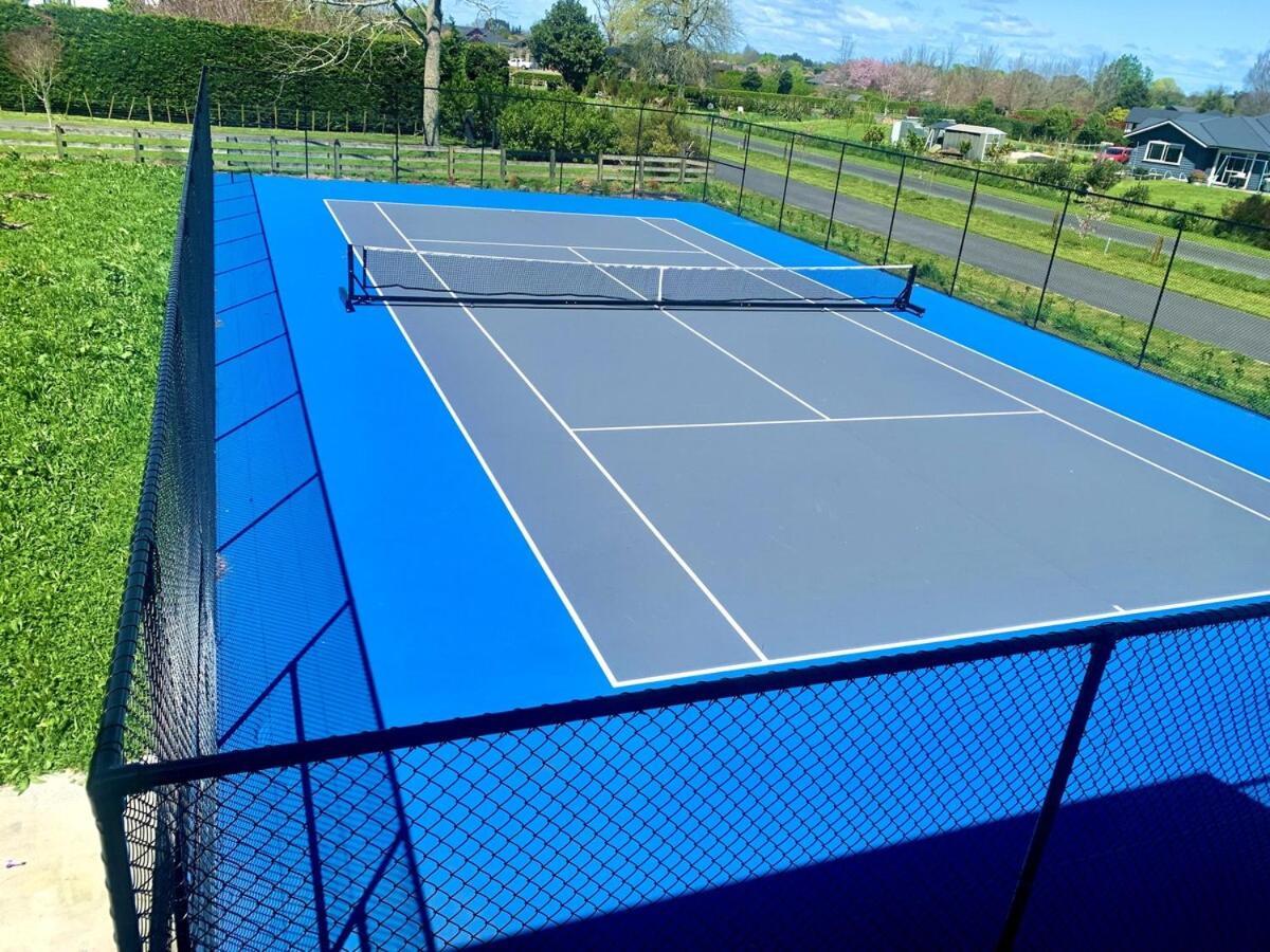 Lifestyle With Tennis Court Tamahere Dış mekan fotoğraf